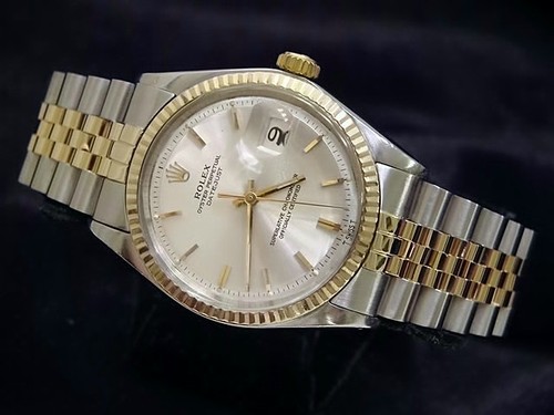 Rolex datejust mens 2tone gold - datejust,