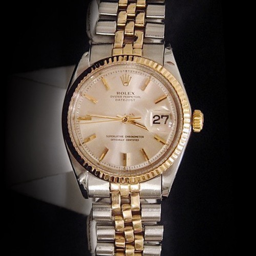 Rolex datejust men - 2tone, 14k